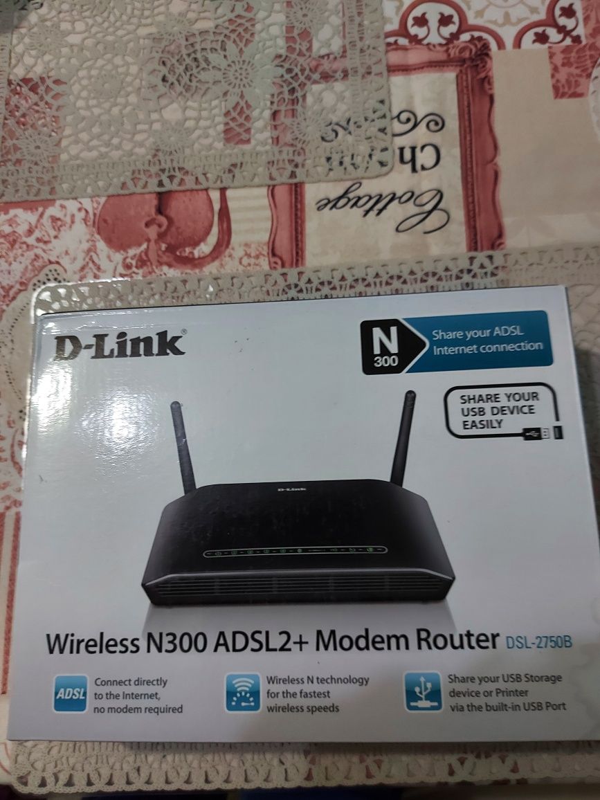 Модем Wieless N300 A DSL + Modem Router DSL -2750B