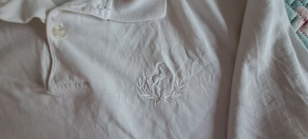 Polo branco homem