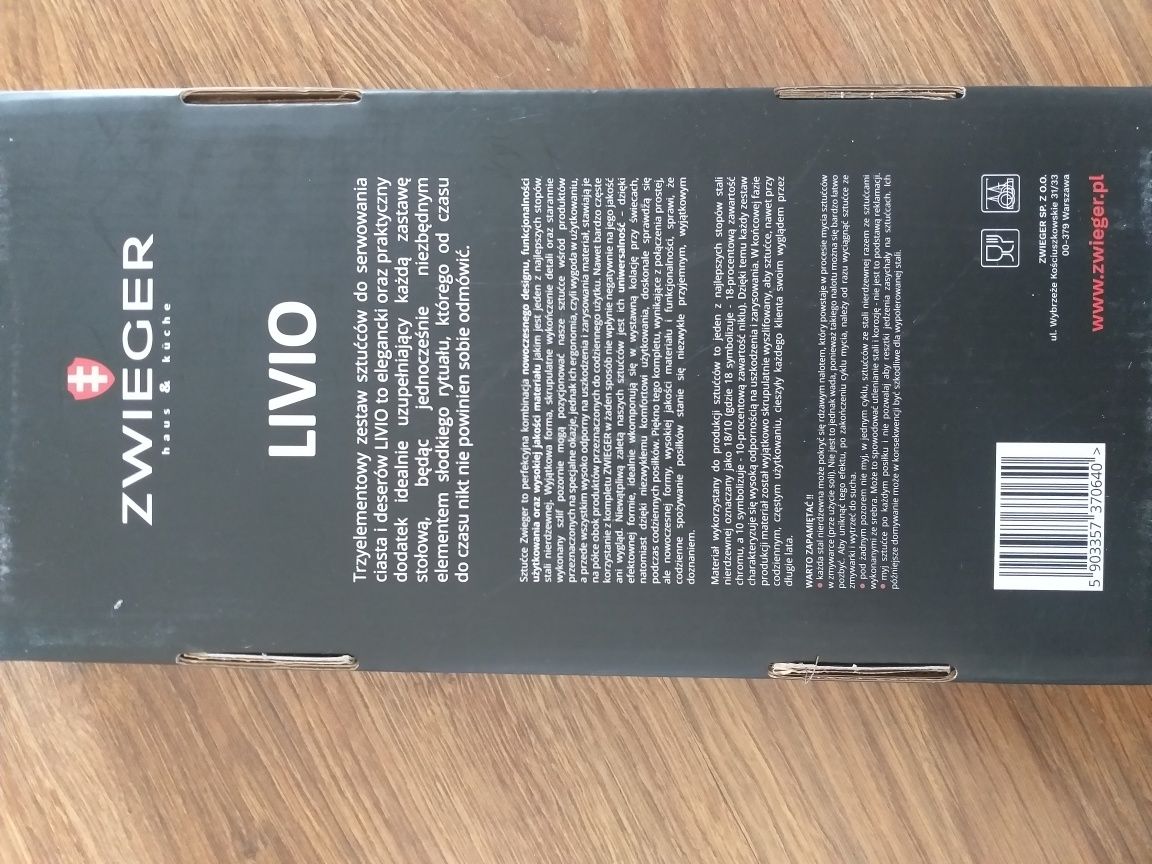 Zestaw do serwowania ciast Zwieger Livio