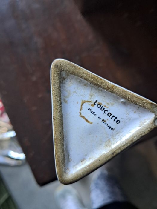 Paliteiro em ceramica antigo