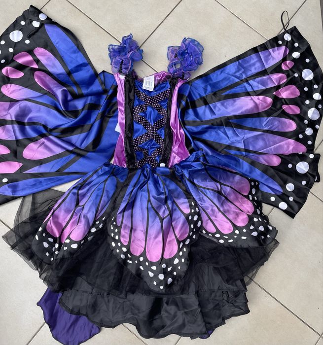 Kostium stroj przebranie roz.S/M Motyl Motylek halloween karnawał