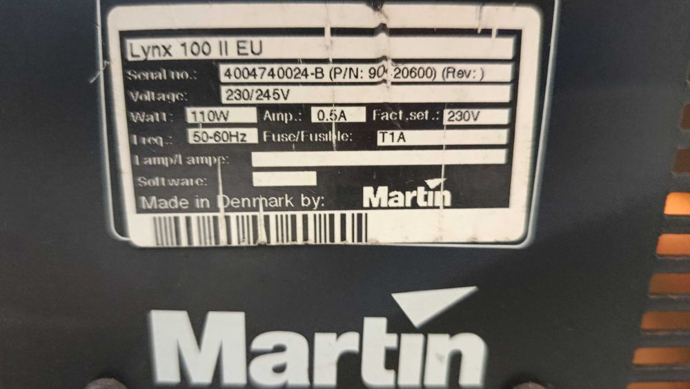 Robot de Luz Martin Lynx 100