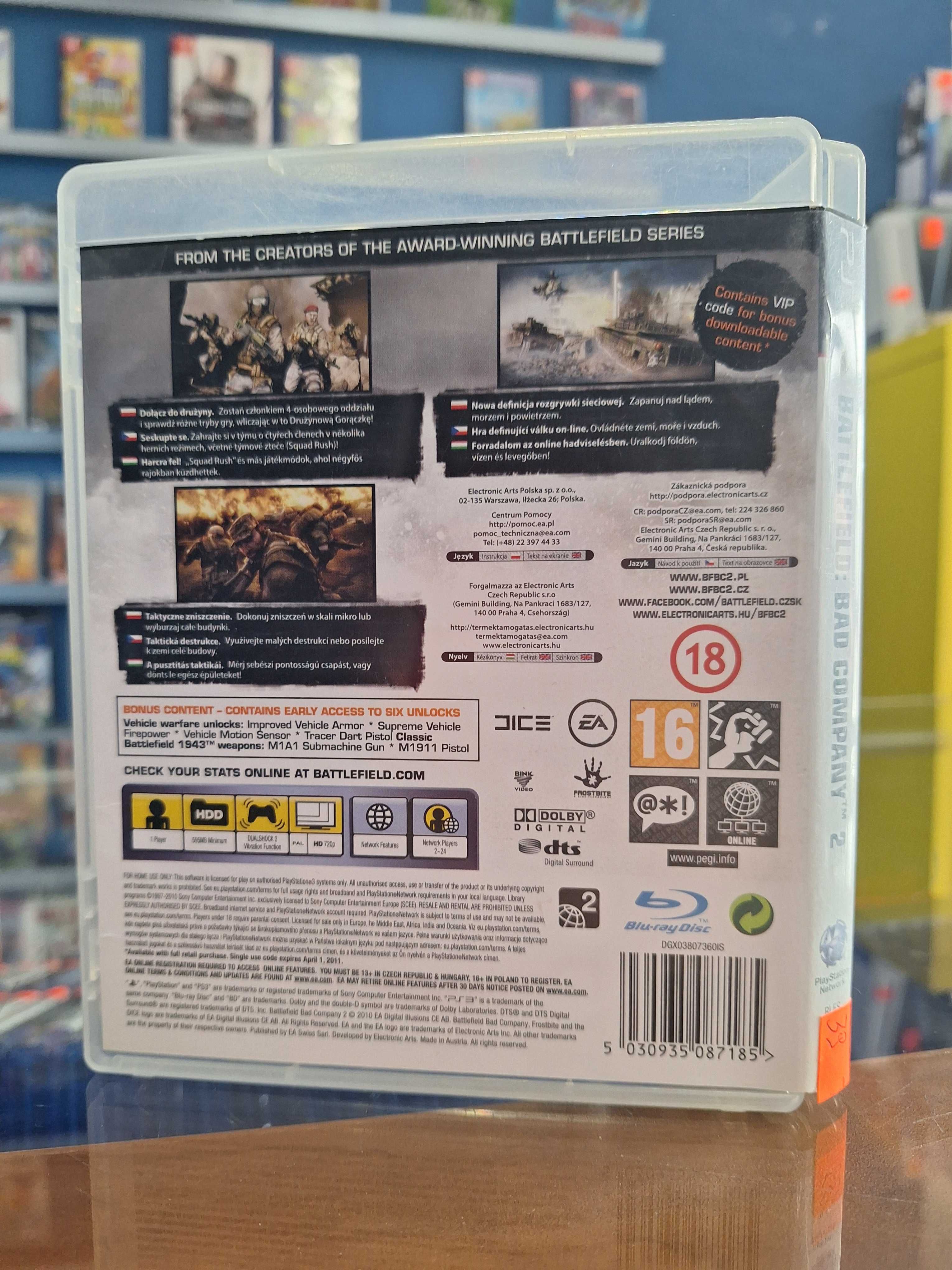 Battlefield Bad Company 2 PS3, BDB, CentrumGrania