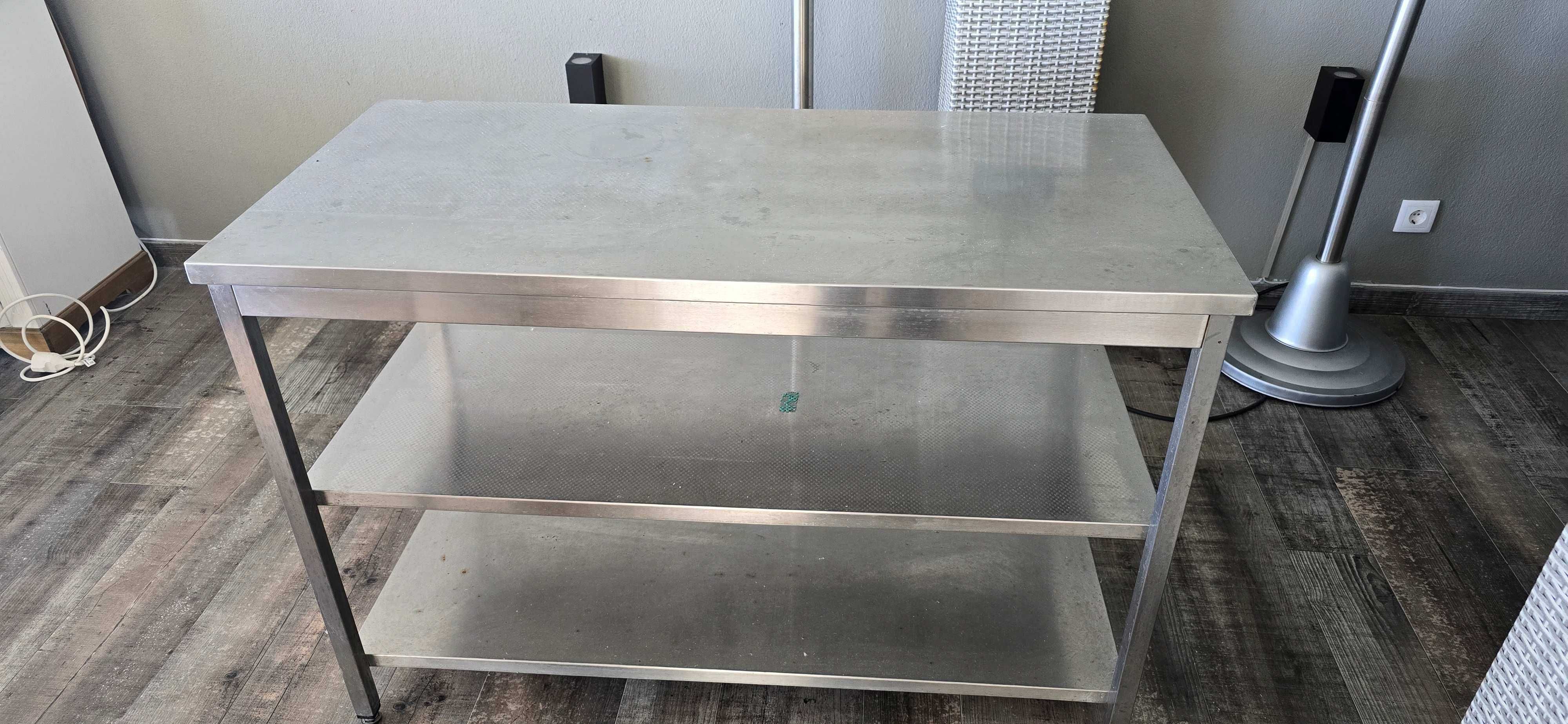 Mesa Em INOX Para Cozinha restauração Mesa em Inox em bom estado