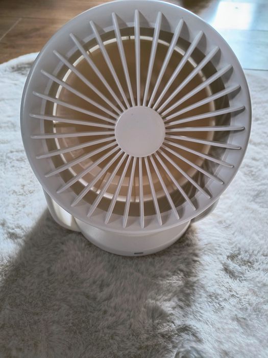 Wentylator wiatrak mocny biurkowy cichy, stojący 4000mah