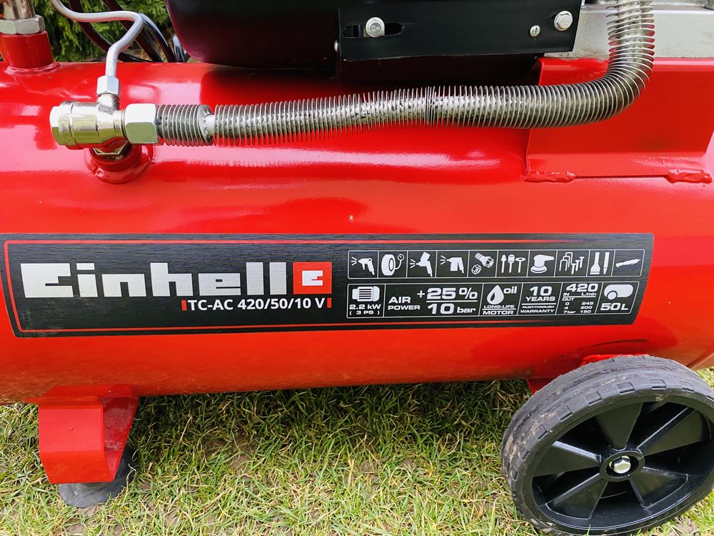 Компрессор Einhell TC-AC 420/50/10 V, 2200Вт, 50л, 420л/хв