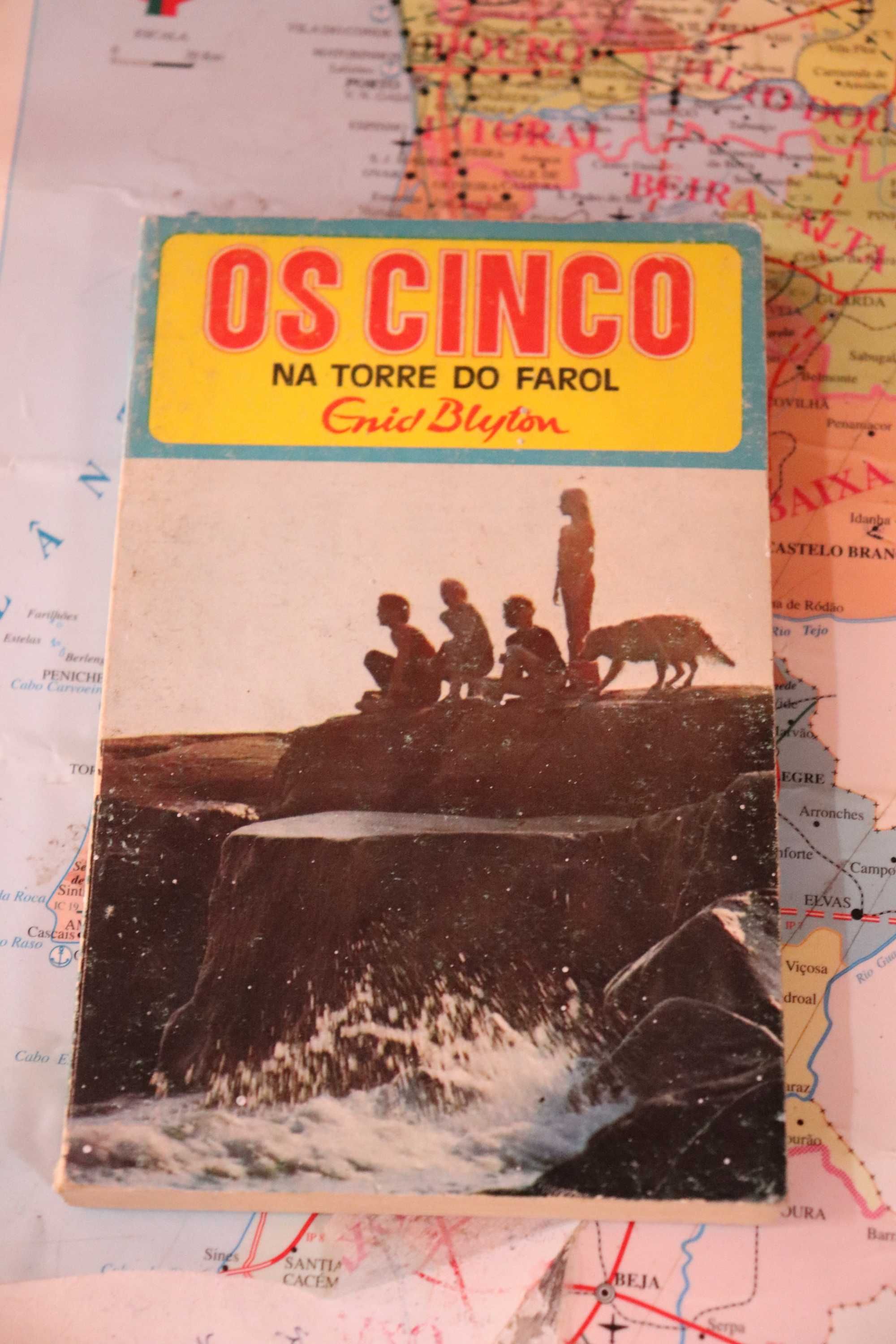 Vários livros "Os Cinco"