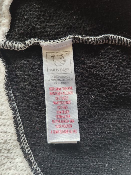 Kombinezon / pajacyk / piżama krowa 68 cm