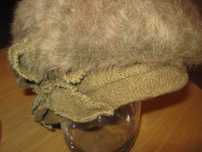 Beret -kor khaki r. XL- wełna