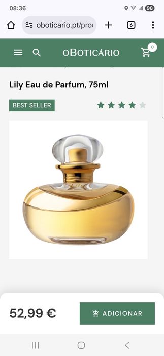 Perfumes Lily Eau de Parfum O Boticário