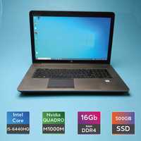 Ноутбук HP ZBook 17 G3 (i5-6440HQ/RAM 16GB/SSD500/QuadroM1000M(7248)