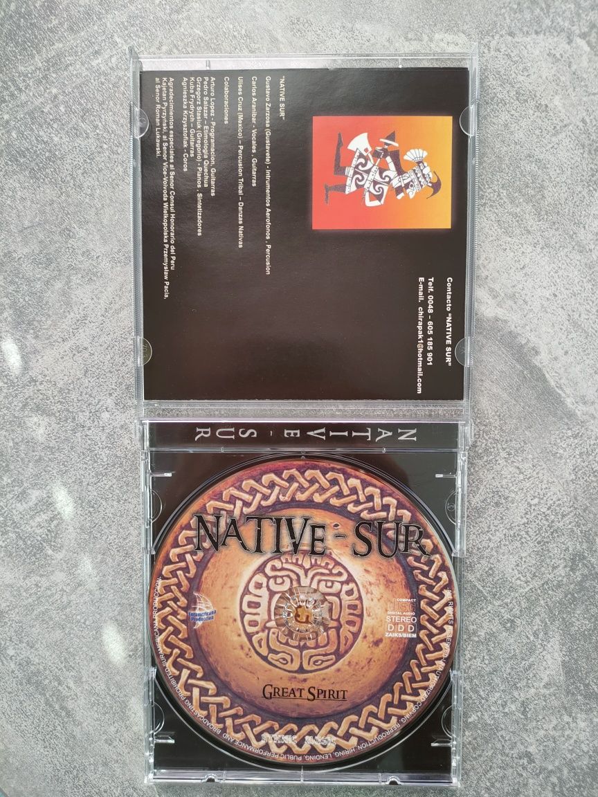 CD NATIVE SUR Ethnik Music jak Nowa Oryginalna płyta kompaktowa