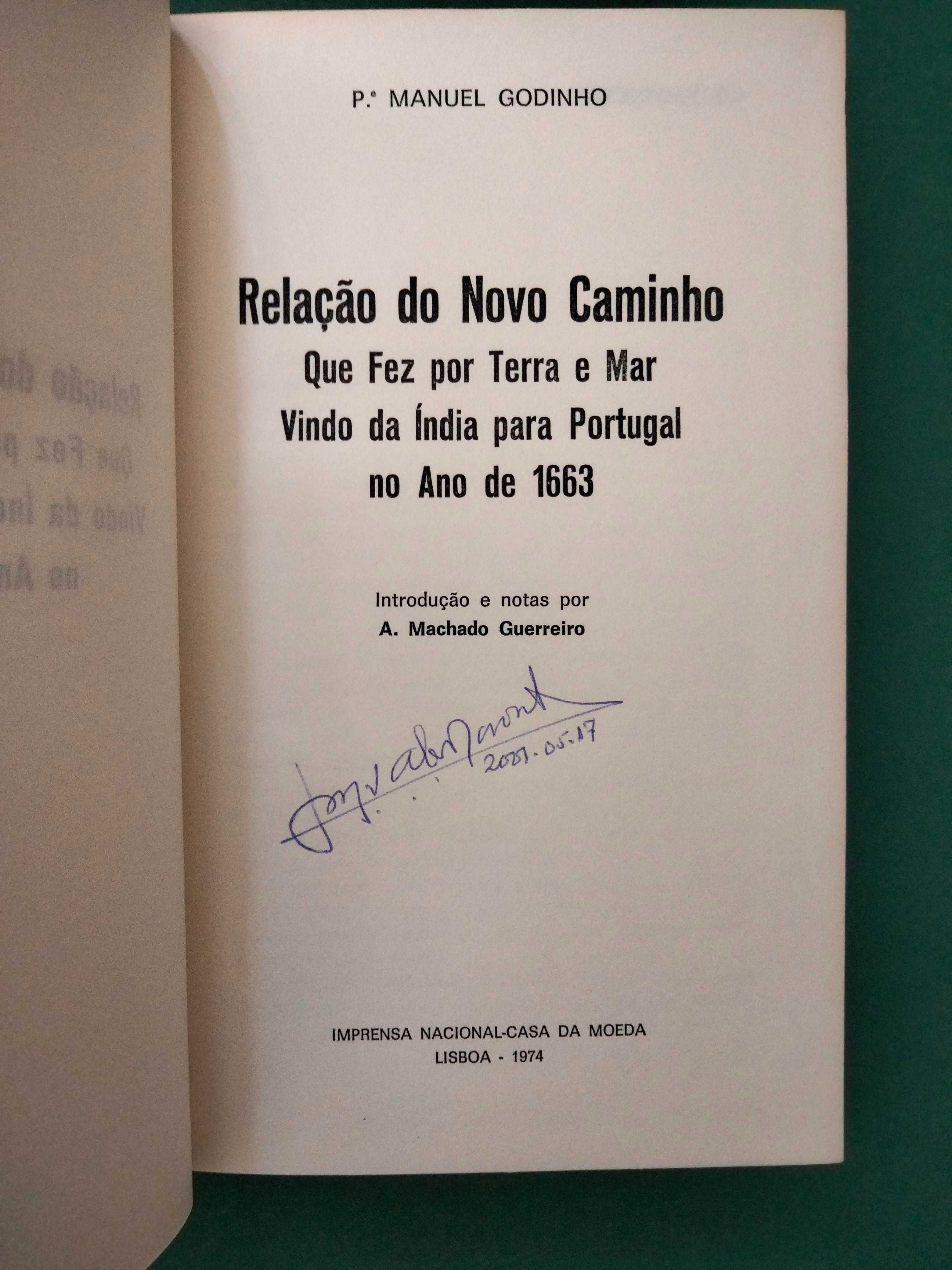 Relação do Novo Caminho da Índia para Portugal - P.e Manuel Godinho