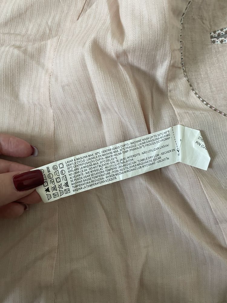 Vintage Różowa marynarka z zary