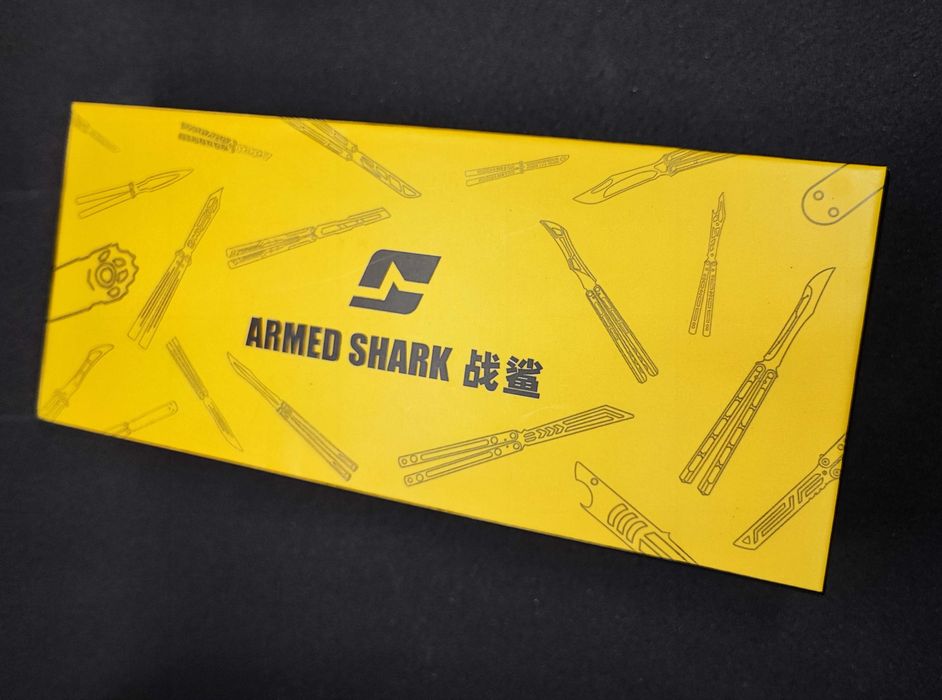 Балисонг кастом Armed Shark х BaliPlus / Танто клинок / Эксклюзив