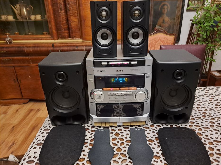 Wieza Philips FW-C10 kolumny aiwa i inne