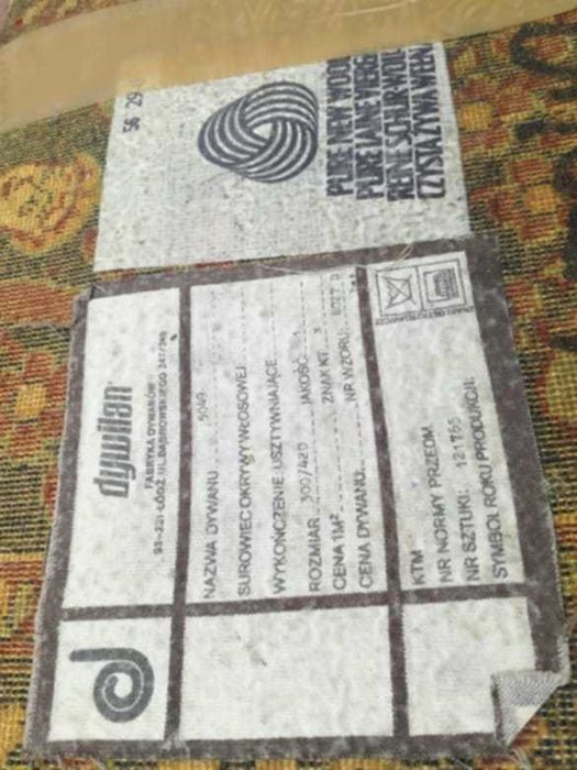 Dywan 250x350 Dywilan Polowanie Wełna 100% wyprany idealny Wysyłka