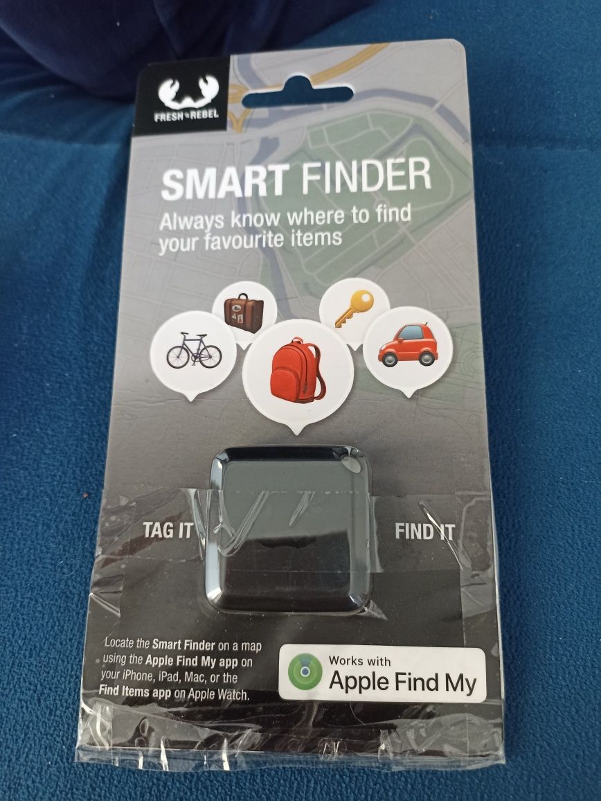 współpracujący z iPhonem Brelok sygnalizator lokalizator do kluczy itp