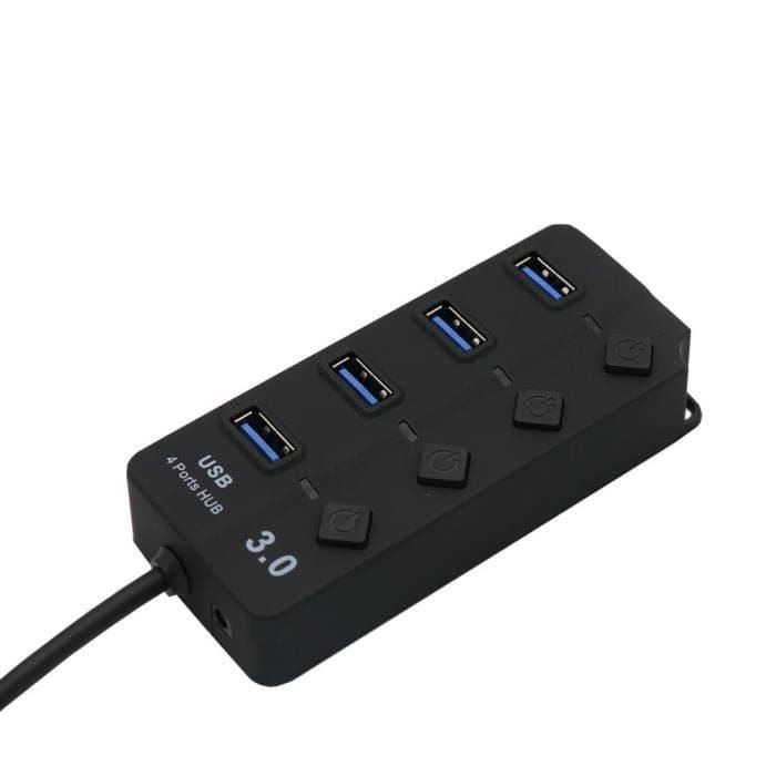 Rozdzielacz rozgałęźnik 4 porty USB 3.0 HUB 1x4 5Gps