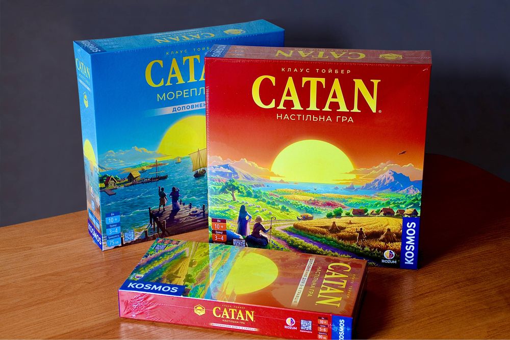 ОРИГІНАЛ! Настільна гра CATAN / Катан / Мореплавці / 5-6 гравців