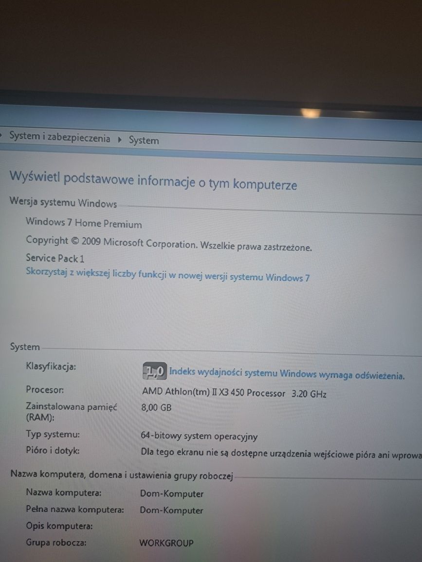 Komputer PC polecam dodatkowo mysz i klawaitura bezp.