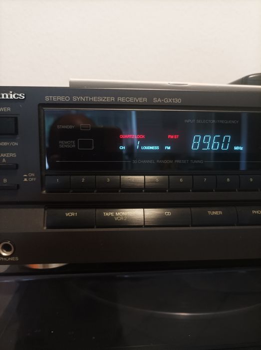 Amplituner Technics SA-GX130, pilot, papiery, super!