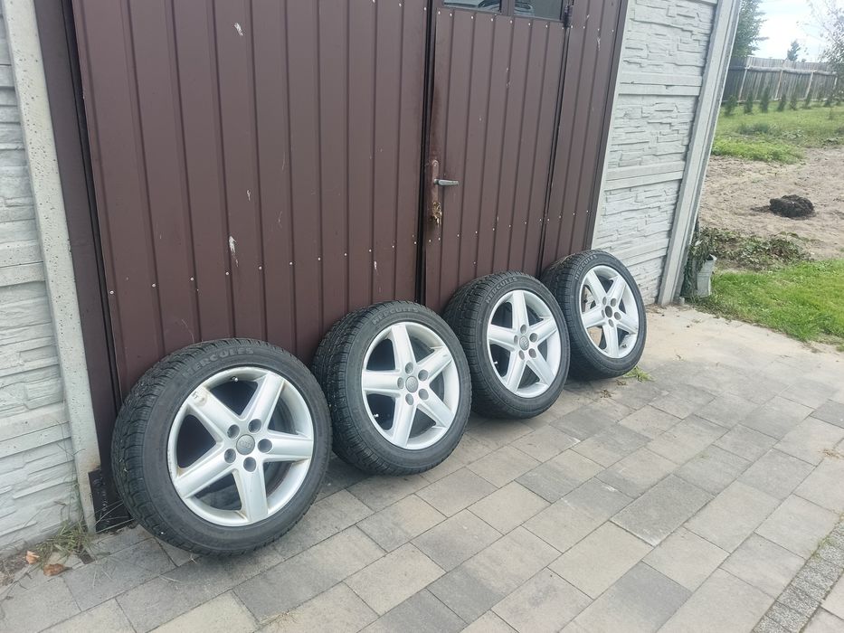 Koła audi 225/50/17 5×112 zima ładny stan dużo bierznika +opona gratis