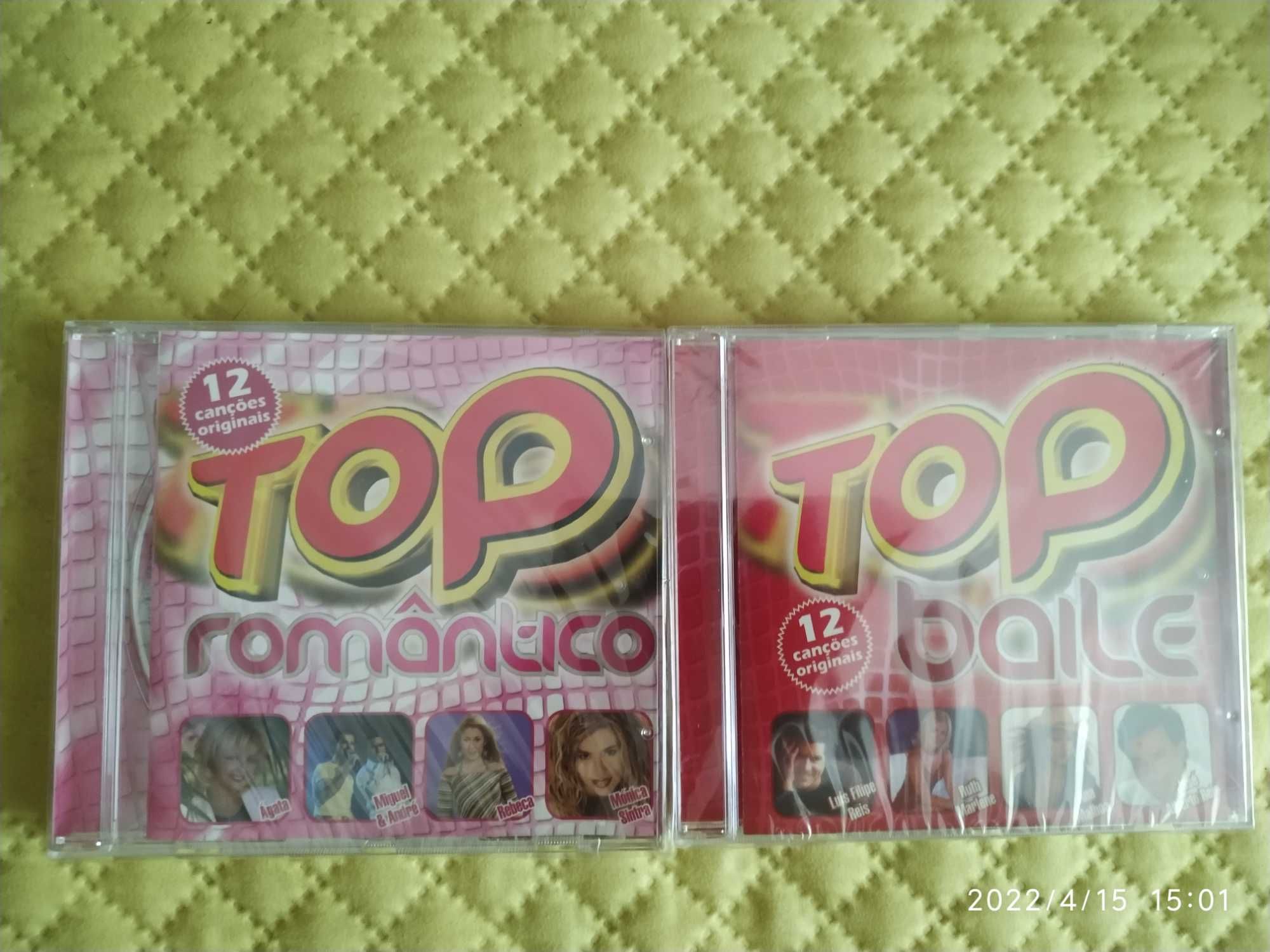 2 CD´s Top Romântico e Top Baile