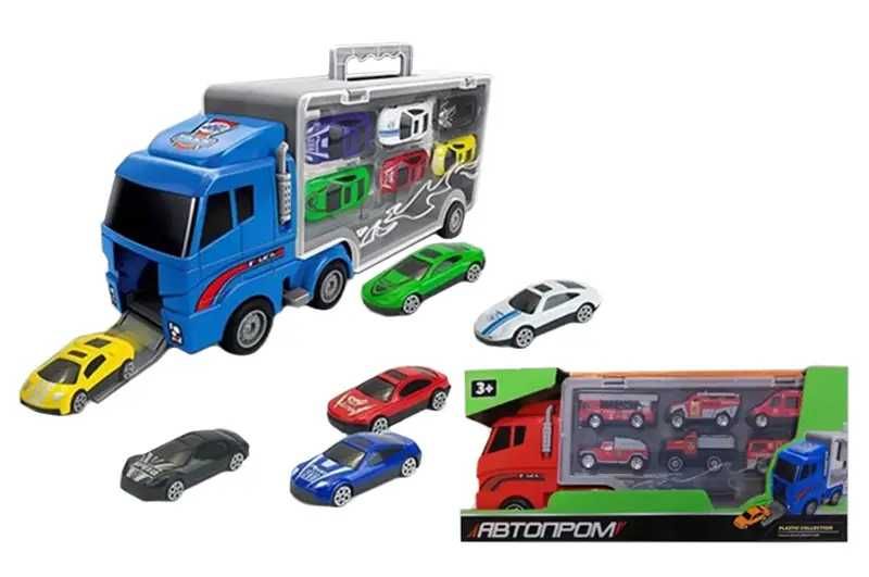 Фура, автовоз , трейлер зі спуском з машинками