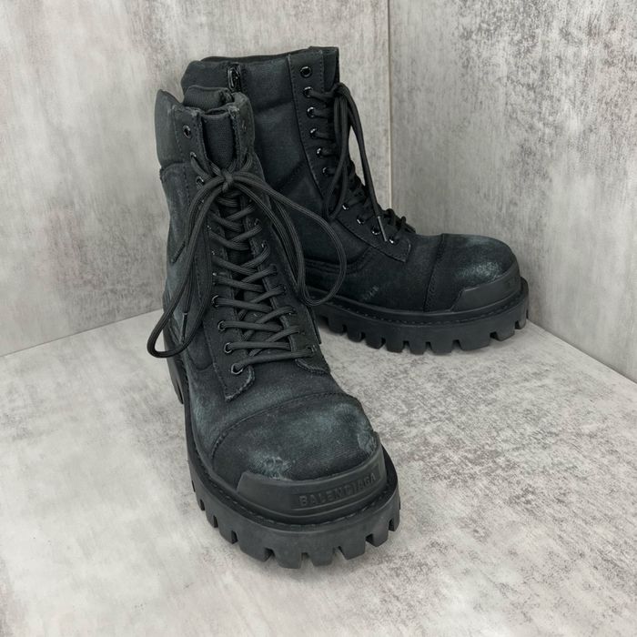 Нові Balenciaga Strike Destroy Combat Boots Black/Преміум якість!