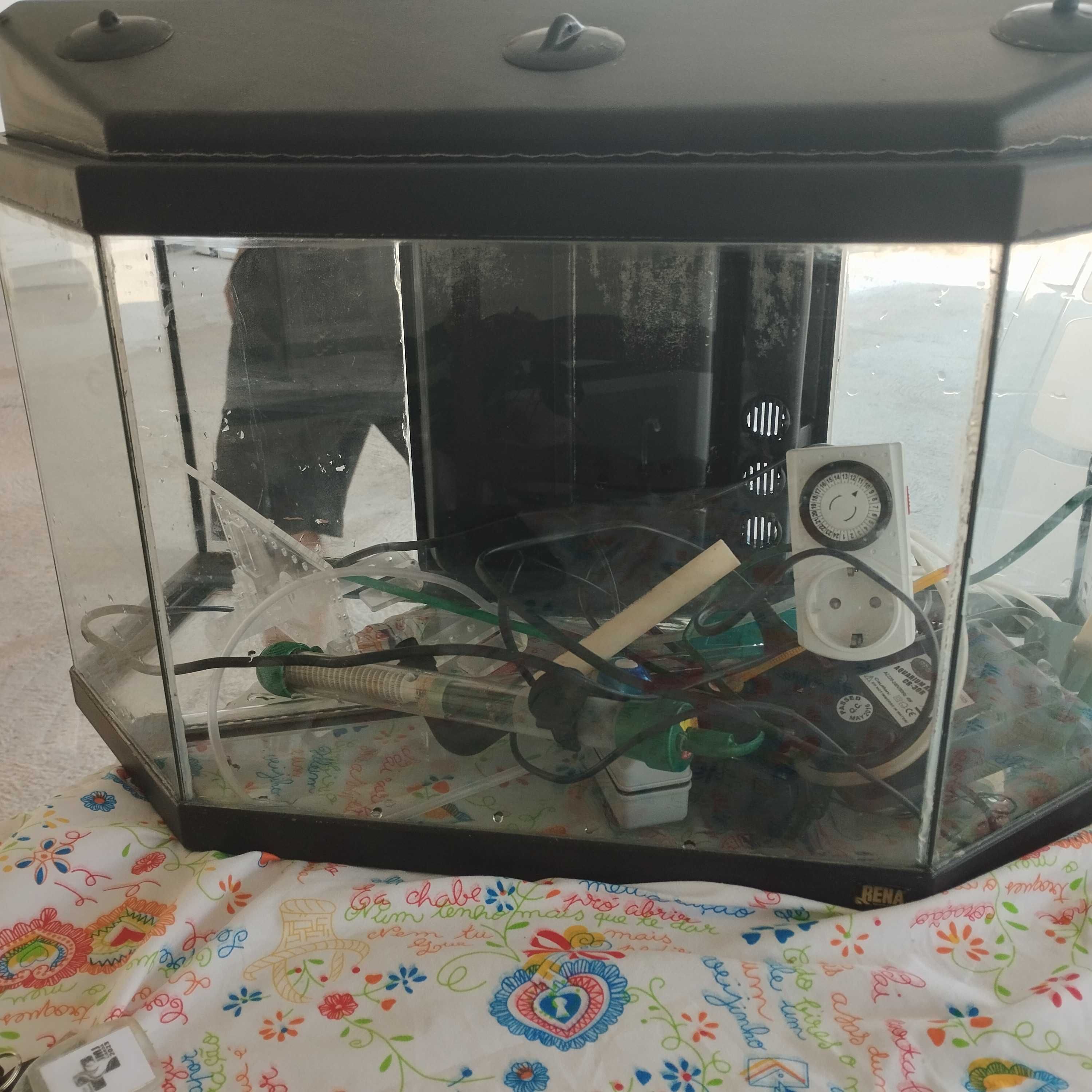 Aquário para peixes ou tartaruga