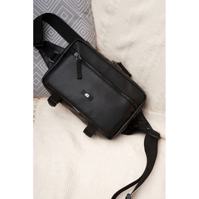 Сумка бананка GARD VELCRO BAG I black-leather 4/19