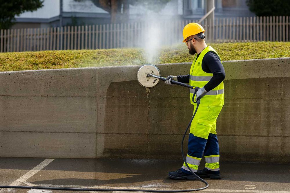 Czyszczenie ścian mycie okien elewacji dachów prace na wysokości