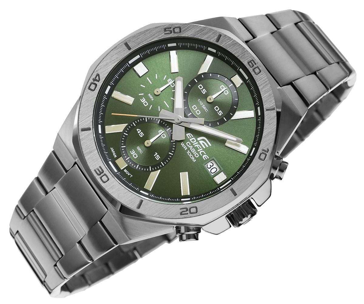 zegarek męski casio edifice efv-640dc-3avuef + box