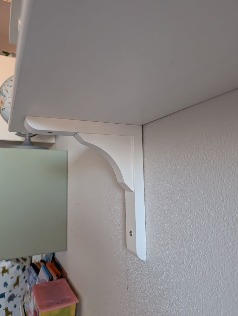 Półka ścienna biała Ikea używana