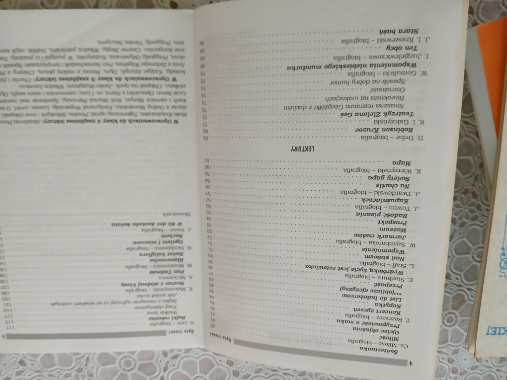Streszczenie lektur klasa 6.