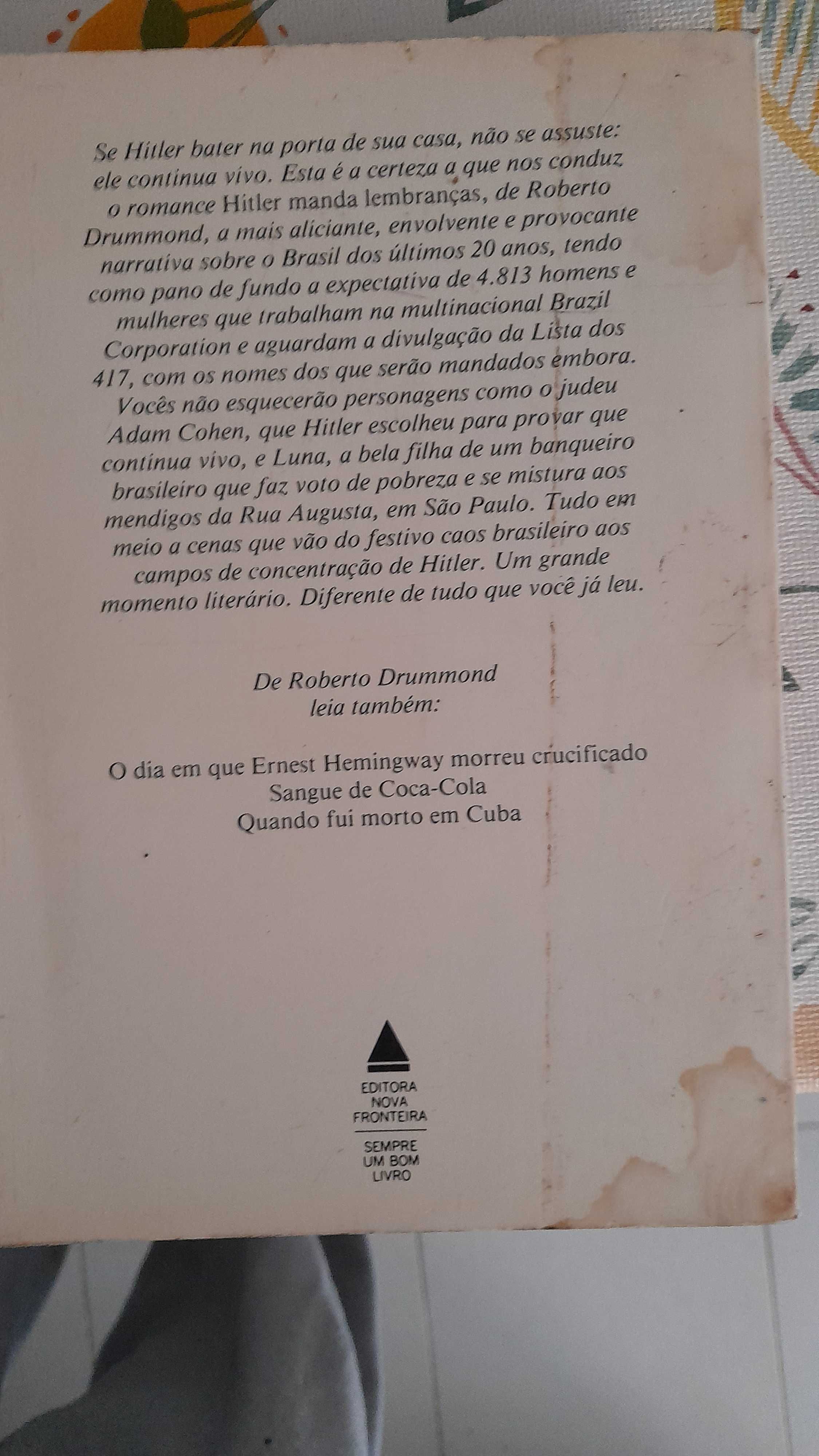 Livro Hitler Manda Lembranças Capa Mole
