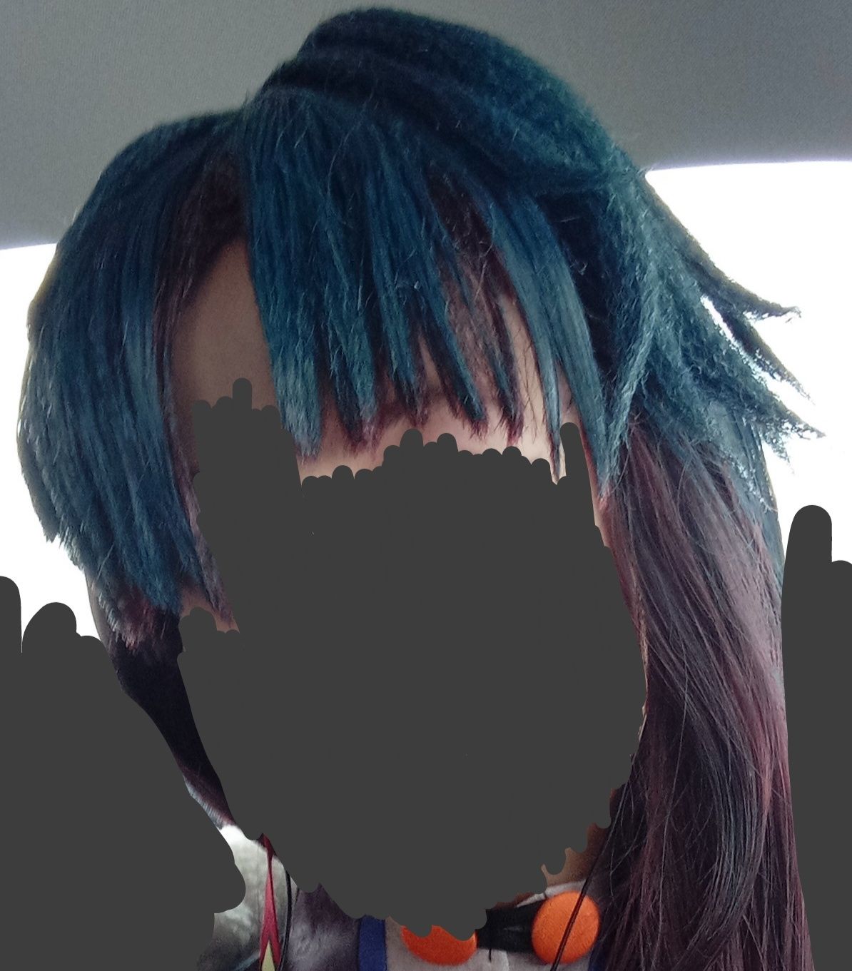 cosplay Blade Honkai Star Rail HSR, rozmiar S +peruka