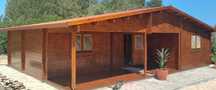 Casa de Madeira "JENNIFER - 10.5 x 8.32m, 44mm"