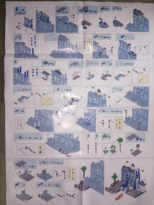 Конструктор 803шт Поліцейський участок Полиция аналог Лего Lego 803дет