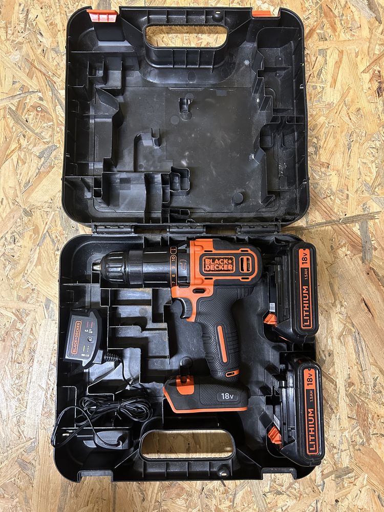 Wkrętarka 18V Black+Decker z udarem