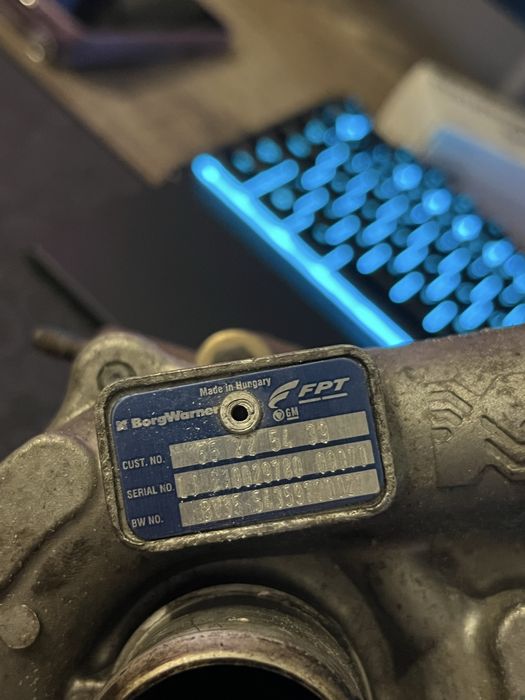 Turbo BorgWarner (1.3 JTDM/ 1.3 CDTI)