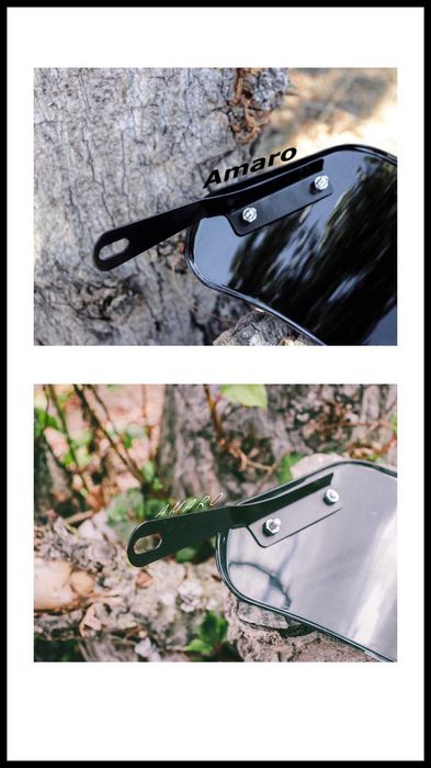 Viseira para Farol de Moto Estilo Cafe Racer e Scrambler (2 Cores) Nº2