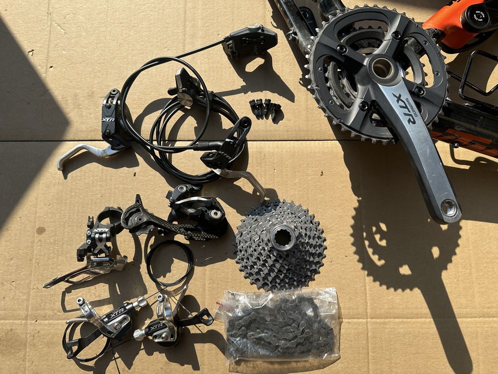 Pełna grupa Shimano XTR 970 / 971 / 972 / 975