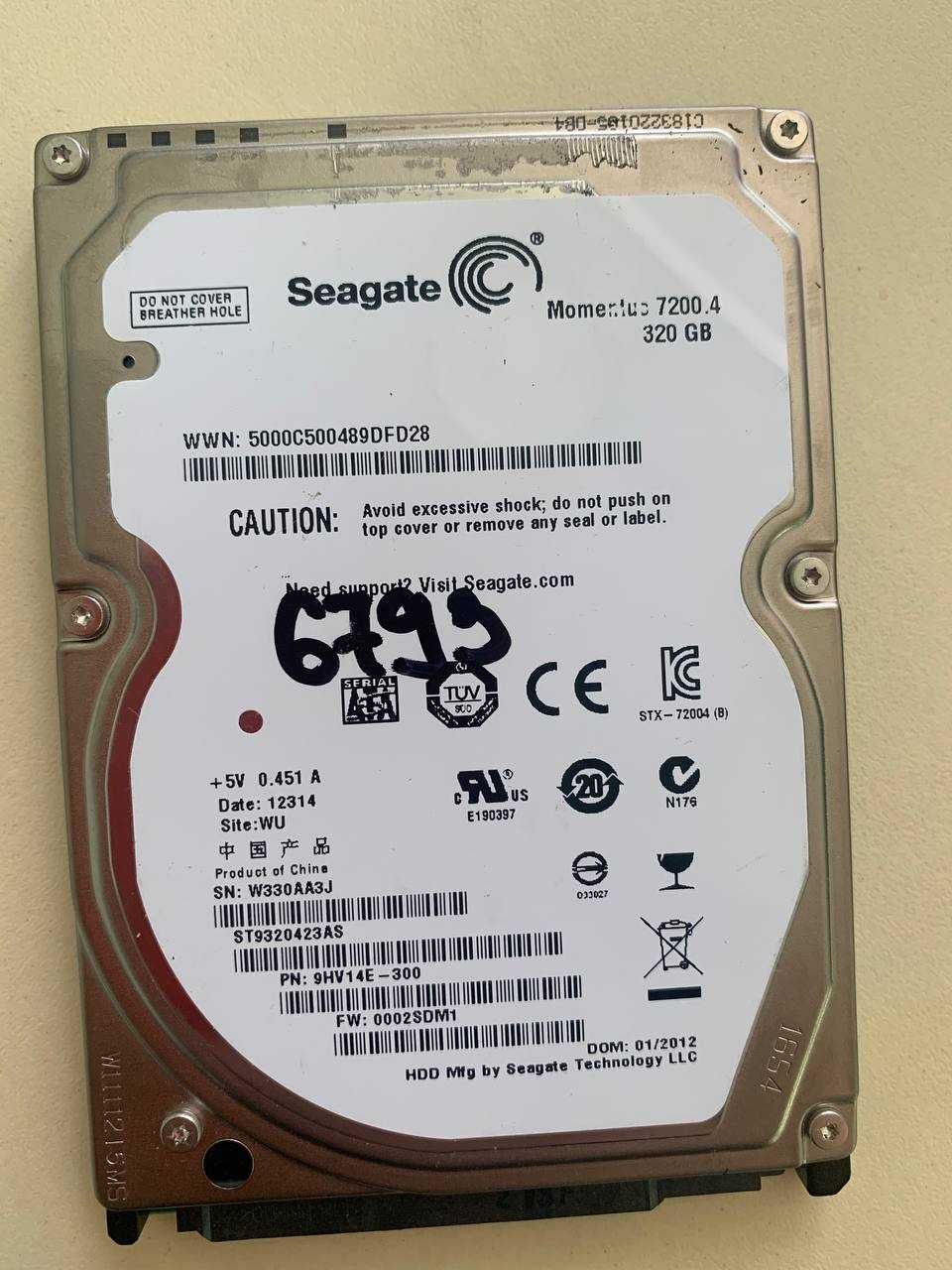 ЖД диск Seagate 320 gb 2.5