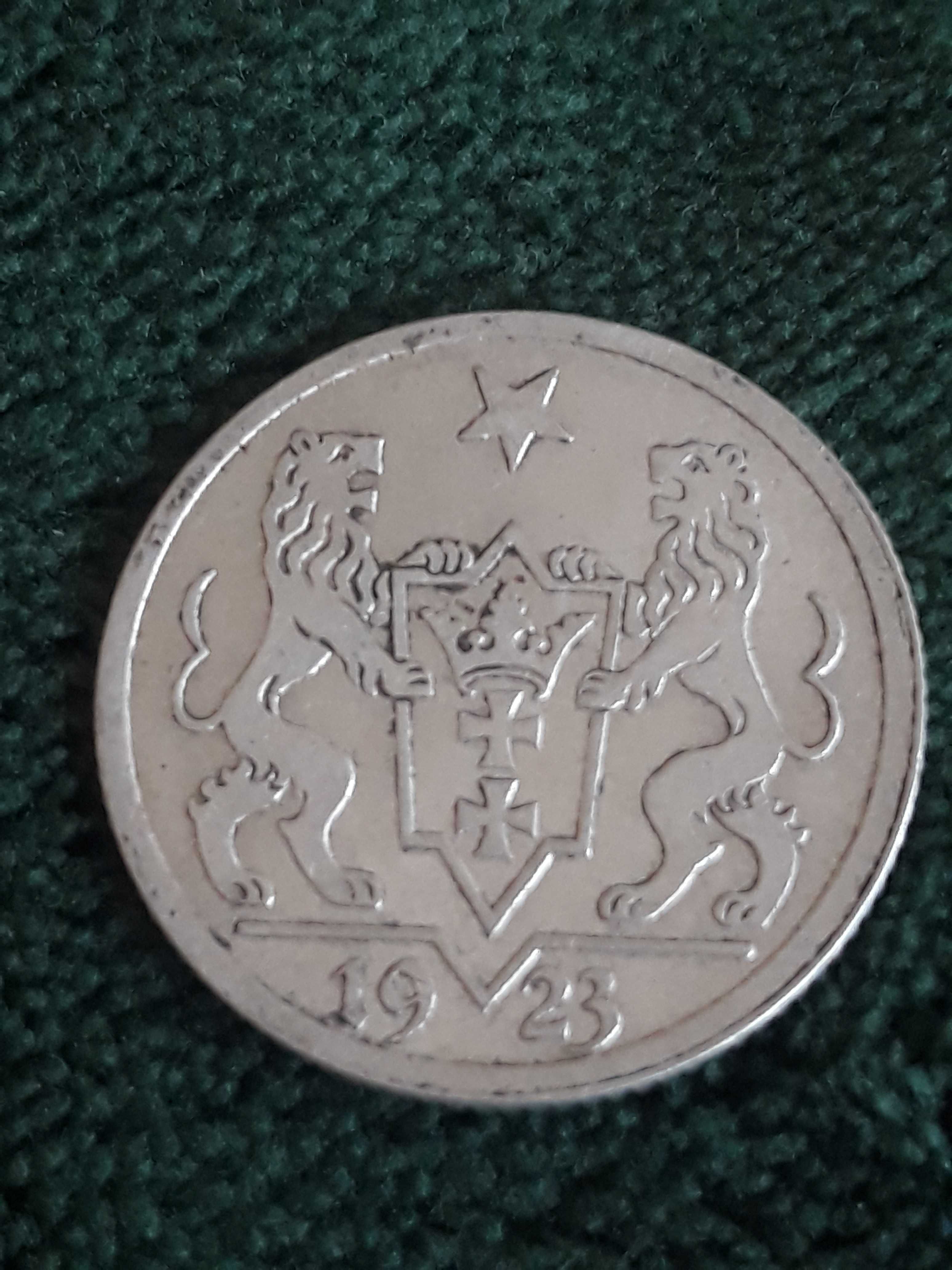 1 Gulden W.M. Gdańsk 1923 r. - nr. 2 - Piękne