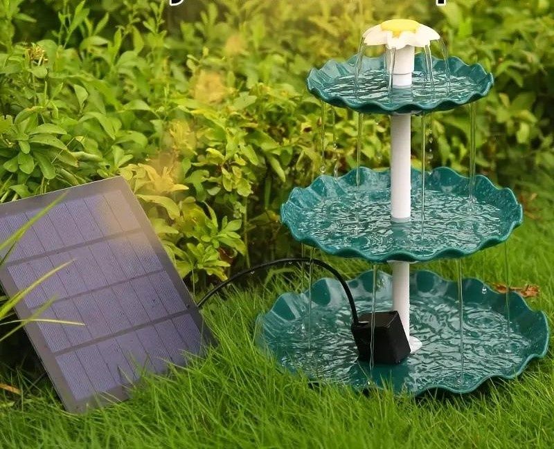 Фонтан з сонячною панелею 7v 3.5w
