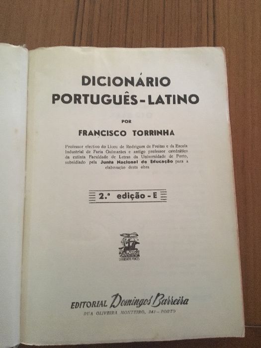 Dicionário Português Latino