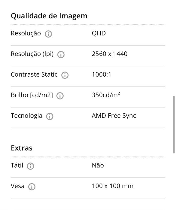 Monitor Lenovo Q27h-10 – 27" | 75 Hz | QHD