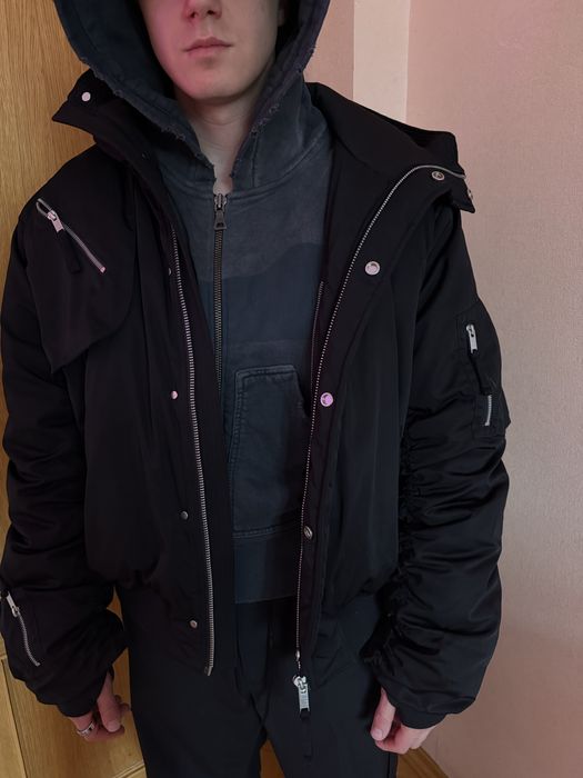 Thom krom oversized bomber jacket
